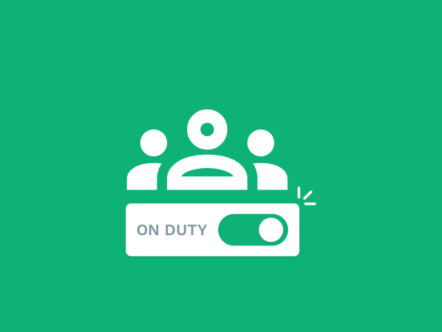 Never Come Up Short with Minimum 'On Duty' Contacts